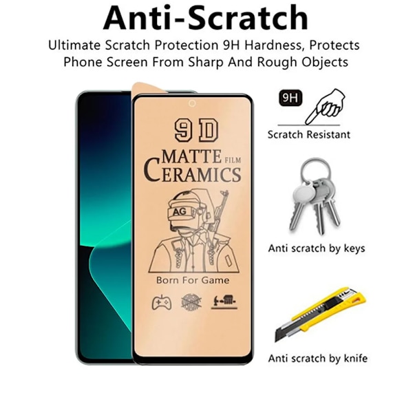 4 ST För Xiaomi 13T 14T Pro Matt Keramisk Film för Xiaomi 12T 11T 10T 9T Skärmskydd för Xiaomi 12 11 Lite 5G NE Inte Glas For MI 11 Lite 5G Ne 2Clear 2Matte