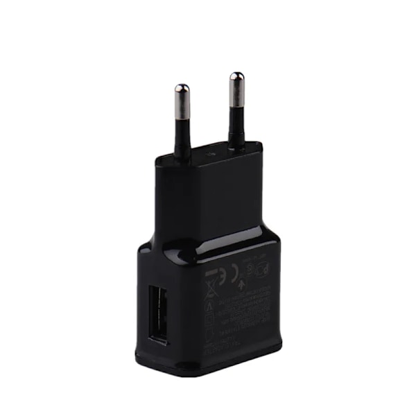 5V/2A Telefonladdare för Samsung S6 S7 S8 S20 Note20 10 9 8 Dubbel USB Hem Reseladdare Mobiltelefon Ström EU 1usb White