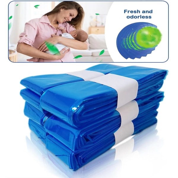 3/6/12 Refillpåsar Baby soppåsar för Angelcare Byte av sophinkar Liners sopsäck för Sangenic Tommee Tippee 1 PCS