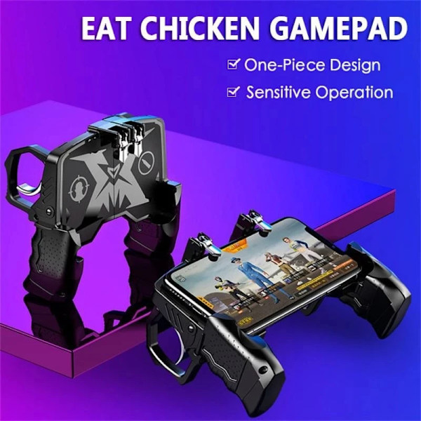 Trigger Free Fire PUBG Controller för mobiltelefon Gamepad Joystick Android iPhone Control Mobile Game Pad Pugb Smartphone Command Style B
