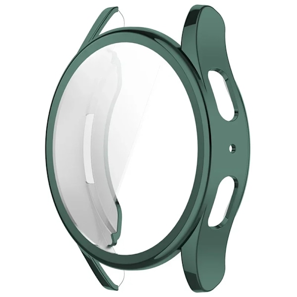 Silikon TPU Fodral Glas För Samsung Galaxy Watch 7 40mm 44mm Fulltäckande Skärmskydd Skal för Watch6 5 4 44mm 40mm green Galaxy Watch 5 40MM
