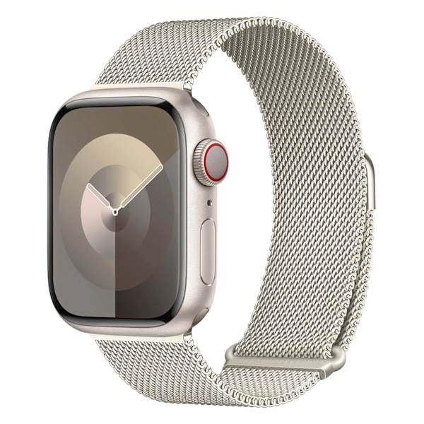 Milanese Loop Armband för Apple Watch Band 44mm 40mm 45mm 41mm 49mm 46 42mm correas armband iWatch serie 3 6 se 7 8 9 ultra 2 10 new pink S10-46 42 44 45 49mm