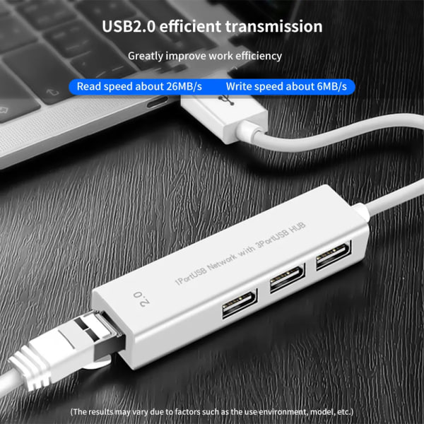 HONGDAK – adaptateur 4 en 1 Hub USB 2.0 C Rj45 för ordinateur portable, PD, Station d'accueil 4 Ports, séparateur de Type C Type-C