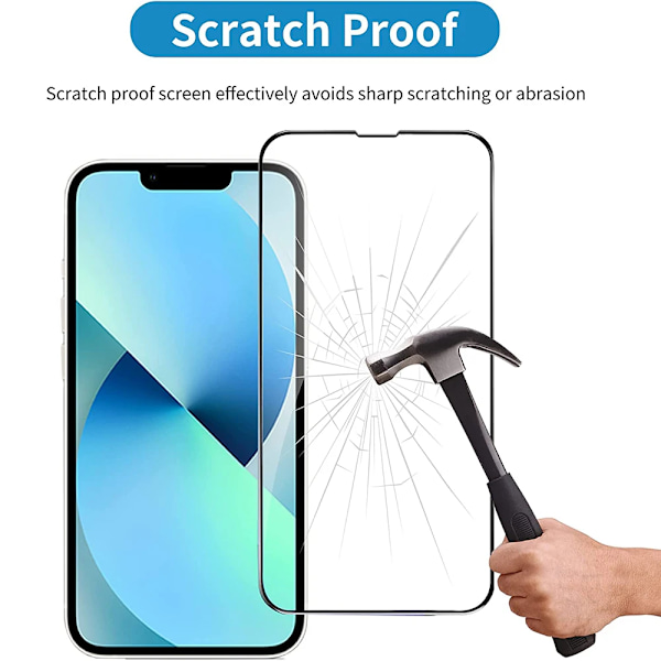 9D Fulltäckande Skyddsglas För iPhone 14 13 12 11 Pro Max Skärmskydd För iPhone 6 7 8 Plus X XS Max XR MINI Glas For iPhone 7 8 Plus Black