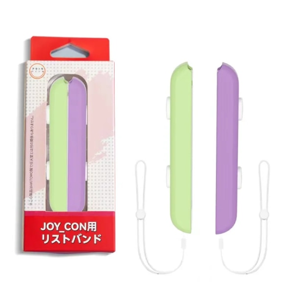 Switch handledsrem för Joy-Con Controller Tryck enkelt på SL/SR Nintend Switch Joy-Con handledsrem Videospel JoyCon tillbehör green purple