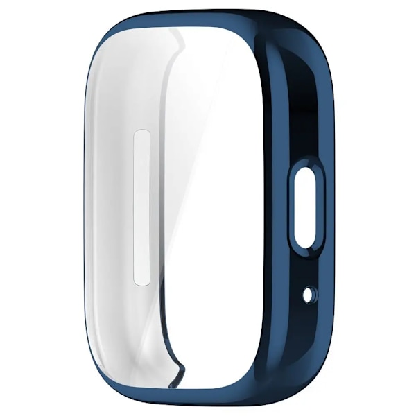 Skärmskydd TPU-fodral för Redmi Watch 3 Active Fulltäckande skyddsskal Stötfångare för Xiaomi Redmi Watch3 Active Watch Frame dark blue