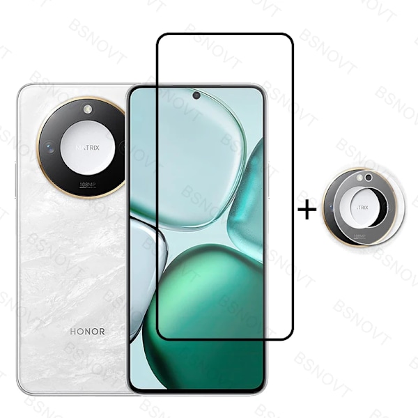 Fulltäckande Glas För Honor X9c Smart Skärmskydd Härdat Glas Honor X9c Smart Glas För Honor X9c Smart Kameralinsskydd Buy 1Glass Get 1Lens For Honor X9c Smart