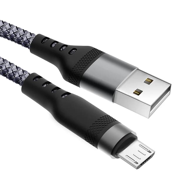 6A USB TYPE C/Micro USB Snabbladdningskabel 3m 5 Meter USB C Android Förlängningsladdningskabel för Huawei Samsung Xiaomi OPPO OnePlus Grey Micro USB 8m