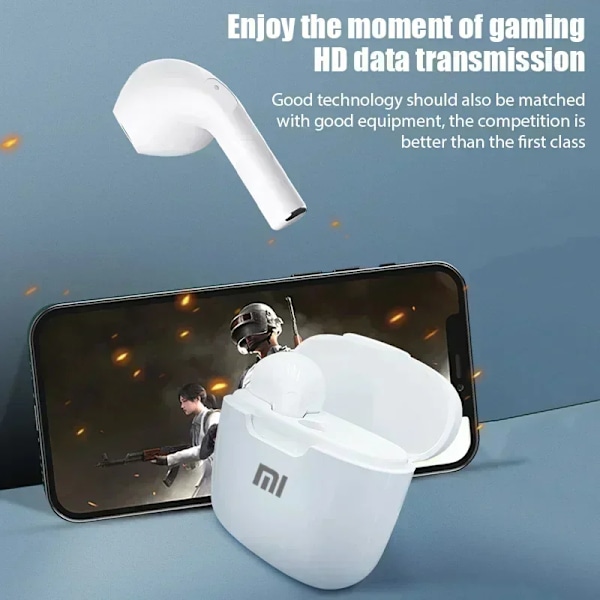 XIAOMI Mini Trådlösa Bluetooth Hörlurar Bluetooth 5.3 TWS Headset Touch Kontroll Sport Vattentäta Gaming Hörlurar white
