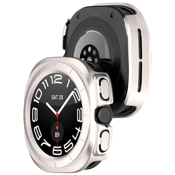Matt Klockskydd För Samsung Galaxy Watch Ultra Skal Watch 7 Ultra 47mm PC Heltäckande Skyddande Stötfångare Fodral Tillbehör Pink Galaxy Watch Ultra