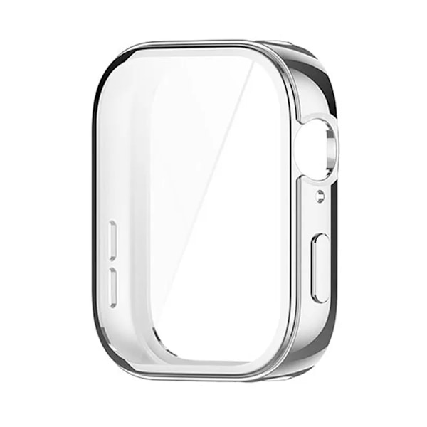 TPU-skal för Huawei Watch Fit 3, fulltäckande skal, skärmskydd för Huawei Fit3, mjukt stötfångarskydd, tillbehör Silver For Huawei Fit 3