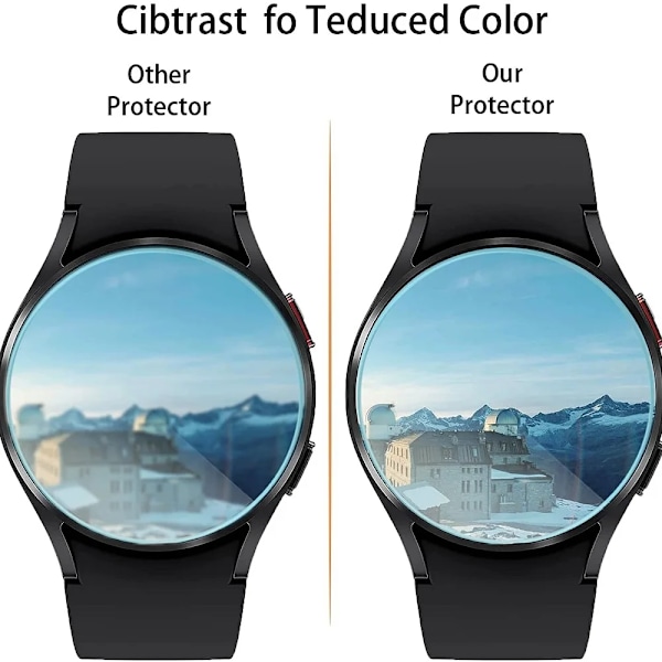 Härdat glas för Samsung Galaxy Watch 4/5/6/7 44mm 40mm 45mm Skärmskydd Galaxy Watch 4 42mm 46mm HD Klar Film 1-5ST 4 pieces Watch 4-5-6-7 40mm