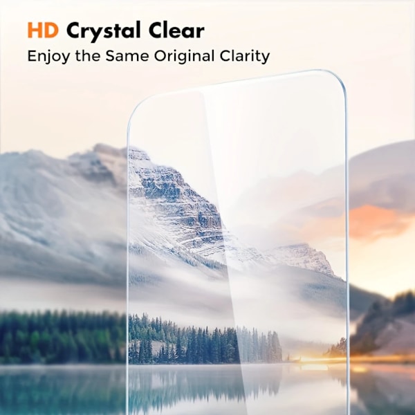 NNBILI 4 st HD Härdat Glas Skärmskydd Klar Glas Skyddsfilm För IPhone16 15 14 13 12 16e Telefonskydd Härdat Glas For iPhone 11 Pro 4 Pieces