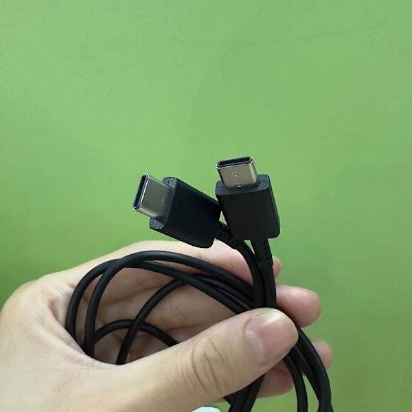 Dubbel billaddare för Samsung Galaxy Super Fast 45W+15W PD Typ C Auto Cargador S25 Ultra S25+ S25 S24 Ultra A55 Z Flip Z Fold 5 Charger With Cable
