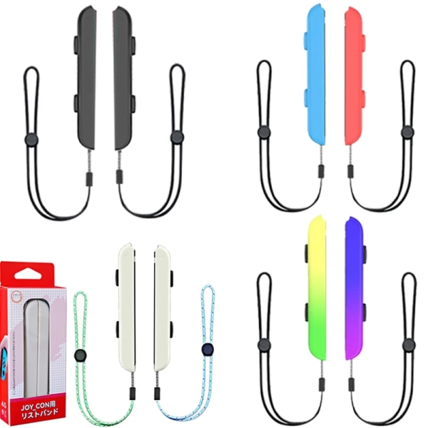 Switch handledsrem för Joy-Con Controller Tryck enkelt på SL/SR Nintend Switch Joy-Con handledsrem Videospel JoyCon tillbehör black