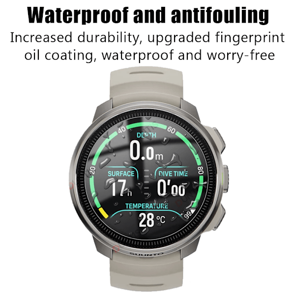 2.5D Härdat Glas Film för Suunto Ocean HD Skärmskydd för Suunto Ocean Anti-repa Skyddsglas Tillbehör 5 Pcs Suunto Ocean