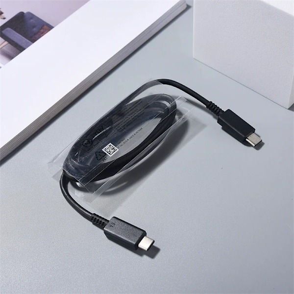 SAMSUNG 45W Super Snabbladdare för Galaxy S24 Z Flip Fold 5 4 3 2 S24 S23 S22 Note20 Ultra Plus A55 5A USB C till USB C PD-kabel EU add 5A Cable