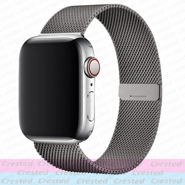 Magnetiska armband för Apple Watch band 44mm 40mm 45mm 46mm 49mm 42mm 41mm 38mm bälte Armband iwatch Series 10 9 3 6 7 8 SE Ultra 2 Gun S10 46-42 44 45 49mm