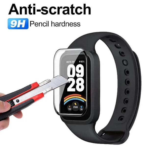 3D Böjd Kant Skärmskydd För Xiaomi Miband 9 Active Pro Skyddsfilm För Mi Band 9 Pro 9Active Filmer Ej Glas 2 PCS For Miband 9 Active