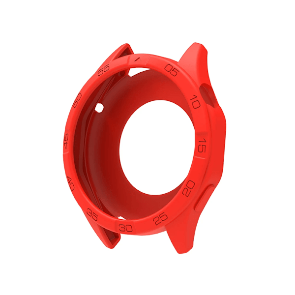 Silikonarmband för Huawei Watch GT4 GT5 46mm Ersättningsarmband + Skyddsfodral Red Huawei GT4 GT5 46mm