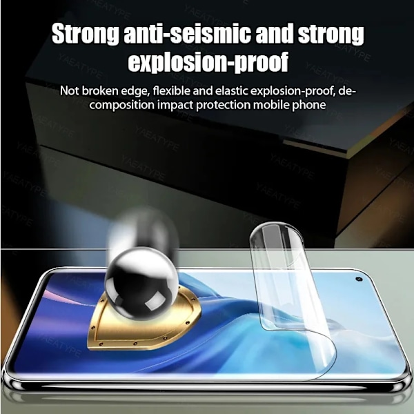 3 st HD Hydrogel Film För Xiaomi Redmi Note 13 12 11 11T 11S Pro Plus Fulltäckande Skärmskydd 10 10S 9 12S 13C 5G For Redmi 10C Hydrogel Film