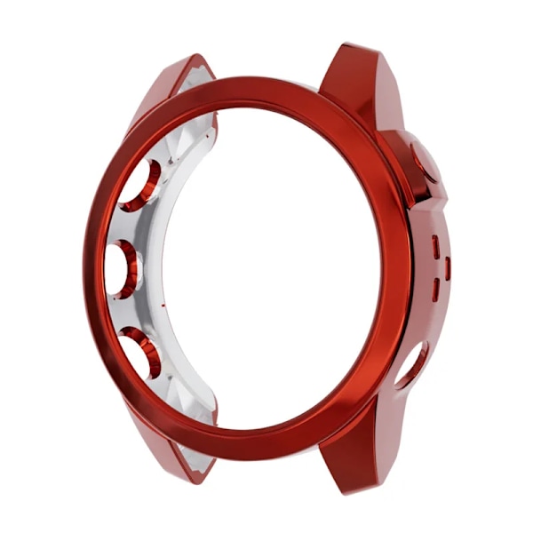 TPU Skyddsfodral för Garmin Fenix 7 7S 7X Smartklocka Klar Färgglad Mjukt Skydd Epix Pro 51mm 47mm 42mm Skal Red Garmin fenix 7X
