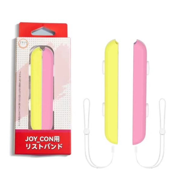 Switch handledsrem för Joy-Con Controller Tryck enkelt på SL/SR Nintend Switch Joy-Con handledsrem Videospel JoyCon tillbehör yellow pink