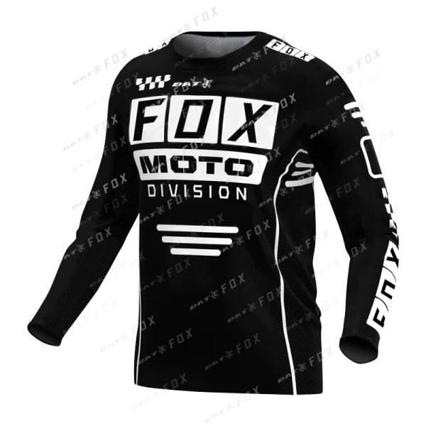 BAT FOX MTB-tröja mountainbike för herrar Camiseta Motocross T-shirt Quick-Dry Downhill Bike Jersey Maillot Ciclismo Hombre A-L555 6XL