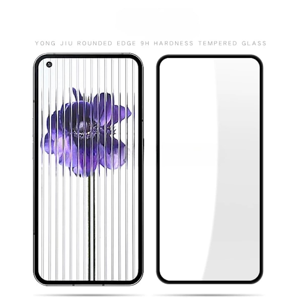 För Nothing phone 2 1 Phone2 Phone1 Skärmskydd Svart Kant Härdat Glas Skyddsfilm Framsida Nothing phone 1 1 Piece