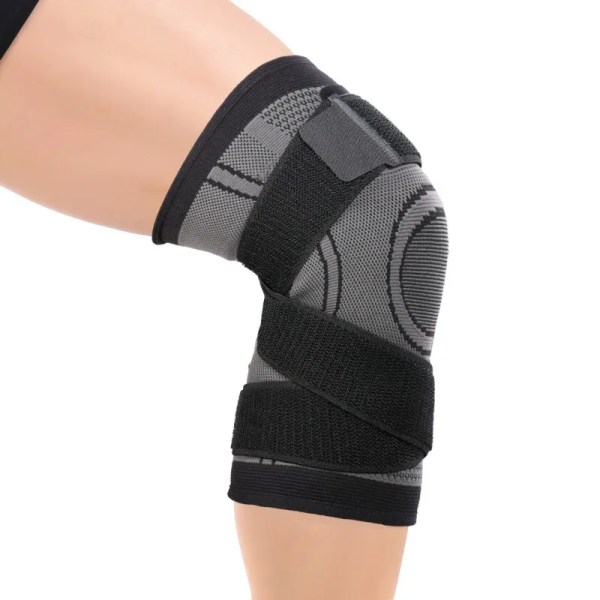 Knäskydd Kompression Knäskydd Knäskydd för artrit Ledstöd Sport Säkerhet Volleyboll Gym Sport Brace Protector black2 XL