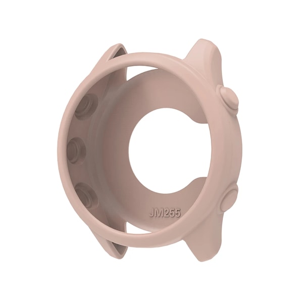 Mjukt silikonskyddsfodral för Garmin Forerunner 255 265 skyddsskal ram stötfångarskydd Light Pink Forerunner 255 265