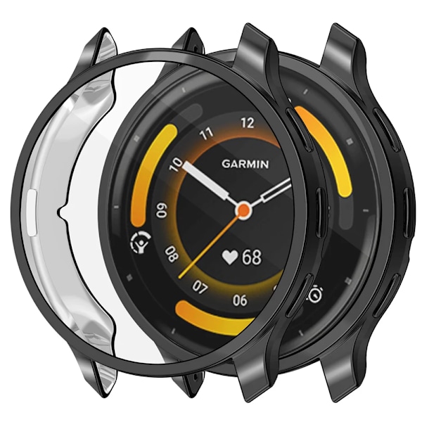 Mjukt TPU-skal för Garmin Venu 3 / 3S Skärmskydd Skal Anti-repor Smartwatch Allround Stötfångare Skyddande Skinnfodral Silver Garmin Venu 3