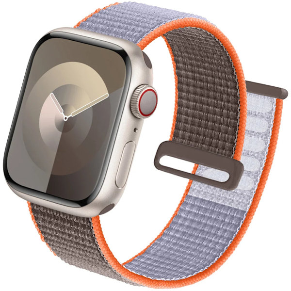 Strap För Apple Watch Band 44Mm 40Mm 45Mm 41Mm 49Mm 42Mm 38Mm 45 Mm Nylon Armband 8 7 Se 6 5 4 3 Ultra 2 Bander 55 Vitamin C 42mm-44mm-45mm-49mm