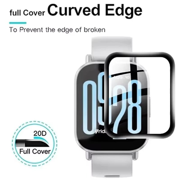 Skärmskydd för Xiaomi Redmi Watch 5 Active/Lite Tillbehör Mjuk TPU HD Klar Anti-Rep Film för Redmi Watch 4/3 active 5 Pcs Redmi Watch 4