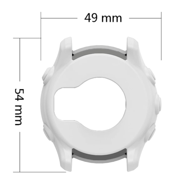 Mjukt silikonskyddsfodral för Garmin Forerunner 255 265 skyddsskal ram stötfångarskydd Violet Forerunner 255 265