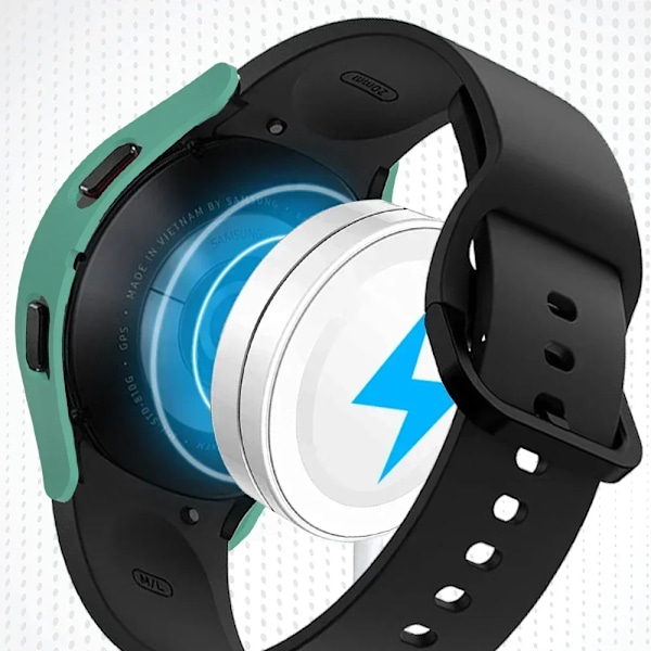 Klockskydd för Samsung Galaxy Watch 4 40mm 44mm 42mm 46mm 45mm, PC Matt Fodral Allround Skyddande Stötfångarskal för Watch5/5Pro Midnight Blue Galaxy Watch 5Pro 45