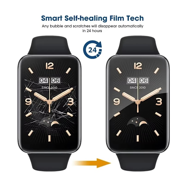 1-5ST Mjuk film för Xiaomi Mi Band 9 8 Active Tillbehör Böjd Kant Anti-repa Skärmskydd för Xiaomi Redmi band 3 2 2 Pcs For Mi Band 9 active