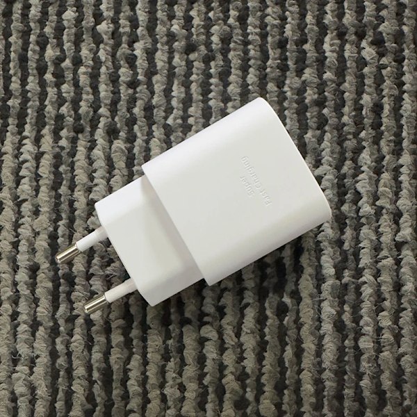 Snabbladdare för Samsung PD 25W Typ C med kabel för Galaxy S25 Ultra S25 S24 S23 S22 S21 A55 Z Fold Flip 6 5 4 3 Note 20 10 White 25w EU Plug