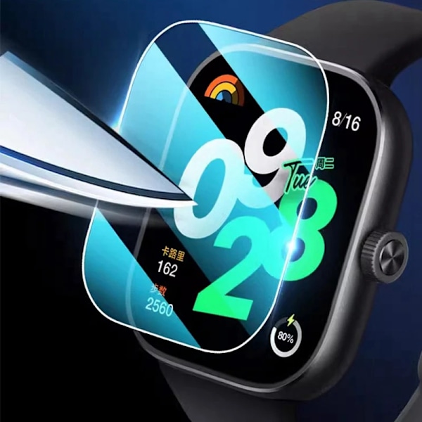 1-5 st Hydrogel Film för Xiaomi Redmi Watch 4 HD Klar TPU Skärmskydd för Redmi Watch 3 Lite/Active Smartwatch Inte Glas Redmi Watch 4 3  Pieces