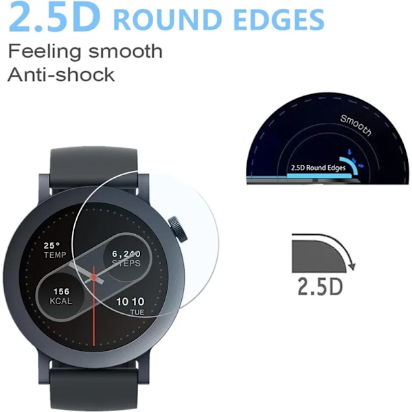 Härdat glas för CMF Watch Pro 2 Smartwatch HD-skärmsskydd Repskydd för cfm Watch Pro 2 Prottiecve Film Tillbehör 4 Pcs CMF Watch Pro 2