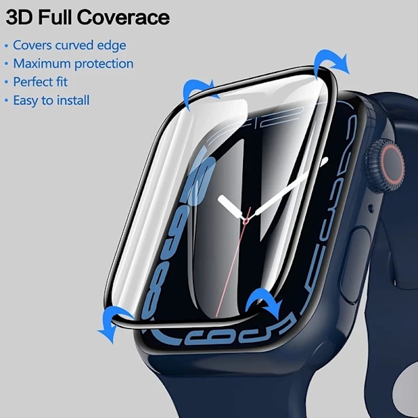 5 ST Skärmskydd för Apple Watch Ultra 2 1 49MM 6 5 4 SE 40MM 44MM 7 8 9 41MM 45MM iWatch S10 42MM 46MM Härdat Glas Film Ultra 1 2 49MM 5PCS