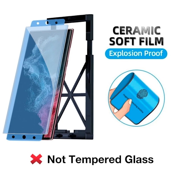 3 st Keramisk Hydrogel Film För Xiaomi Mi 14 Ultra 13 12 11 10 12X 12S Pro CIVI 4 CC9 Note 13 Pro+ Skärmskydd + Installationskit For xiaomi 14 Ultra x3 High Definition