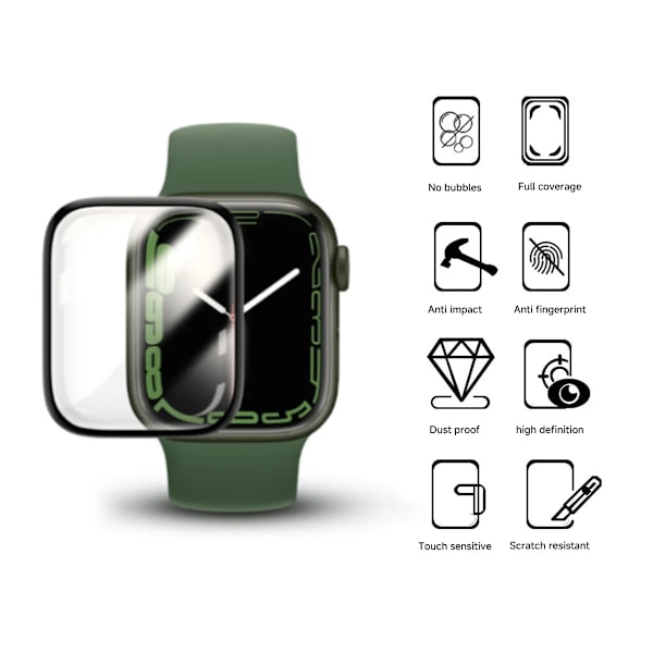 1-5 st 3D Vattentätt Fullt Böjt Skärmskydd För Apple Watch Series 10 46MM 42MM HD Klar Film För iWatch S10 Tillbehör 1 Piece Series 10 46MM