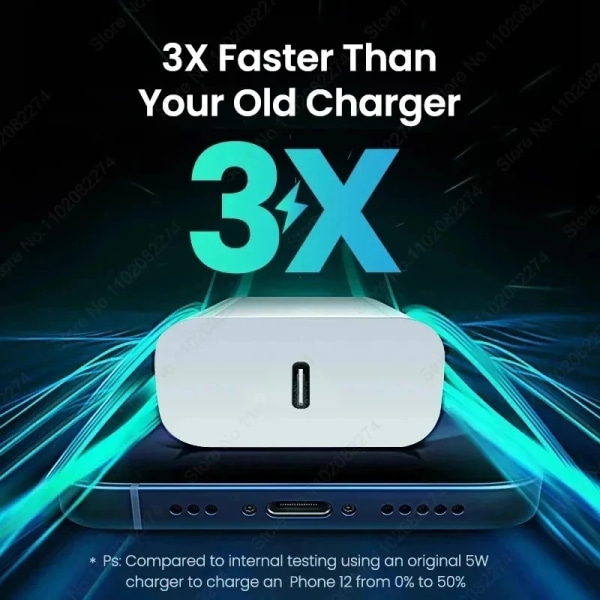 Chargeur rapide USB C för iPhone, Câble de charge rapide, tillbehör till telefon, PD 35W, iPhone 15 11 12 13 14 Pro Max X Poly XS Max 15 Series EU Charger