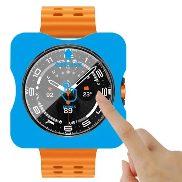 1-5 ST Tempered Glass För Samsung Galaxy Watch Ultra 47mm Premium Skärmskydd för Galaxy Watch 7 40mm 44mm Skyddsglas 5 PCS Galaxy Watch 7 40mm