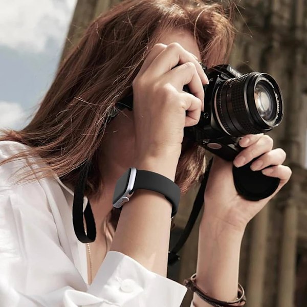 Silikonarmband för Apple Watch-armband 44mm 45mm 40mm 41mm 42-38mm 45 mm sportarmband iwatch serie 8 7 6 5 4 3 SE 9 Ultra 2 49mm 32 wine red 38 40 41 S10-42mm ML