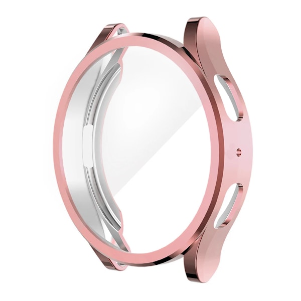 Klockfodral för Samsung Galaxy Watch 4/5/6 40mm 44mm Skärmskydd TPU Allround Stötfångare Skyddande Skal för Watch 6 40mm44mm Pink Galaxy Watch 4 44mm