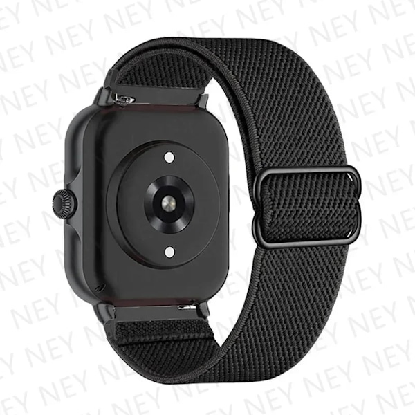 Glänsande elastiskt armband för Amazfit gts 4-3-2-2e-mini/bip-U-S-lite/Stratos 2 20mm/22mm band Böhmisk Pride armband gtr-4-3-3pro-2e Black 18 20mm watch band