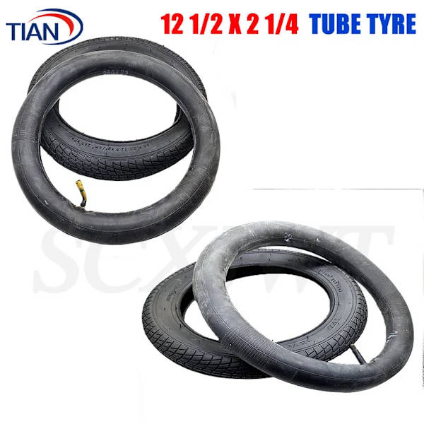 12 tums däck 12 1/2x2 1/4 ytterdäck 12x2,125/2,35 innerslang för baby Vikbar cykel bärsele, cykelhjul outer tyre