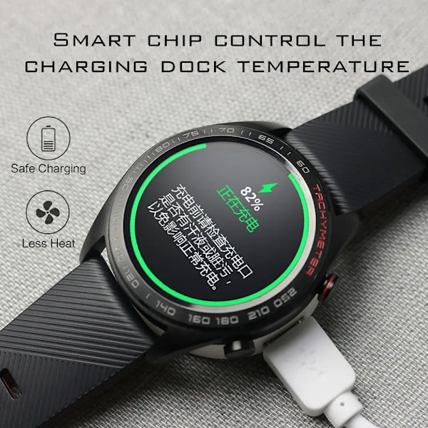 USB Typ C Magnetisk Trådlös Laddningskabel För Huawei Watch GT2 GT2e GT Honor Watch Magic 2 Snabbladdning Smart Klocka Docka Single base white